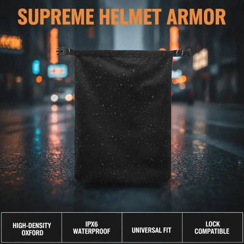 Waterproof Motorcycle Helmet Bag with Combination Lock