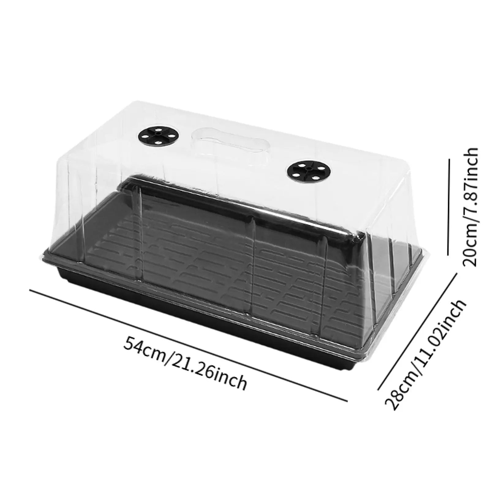Indoor Gardening Seedling Propagation Tray Cover Plant Starter Zpaxo