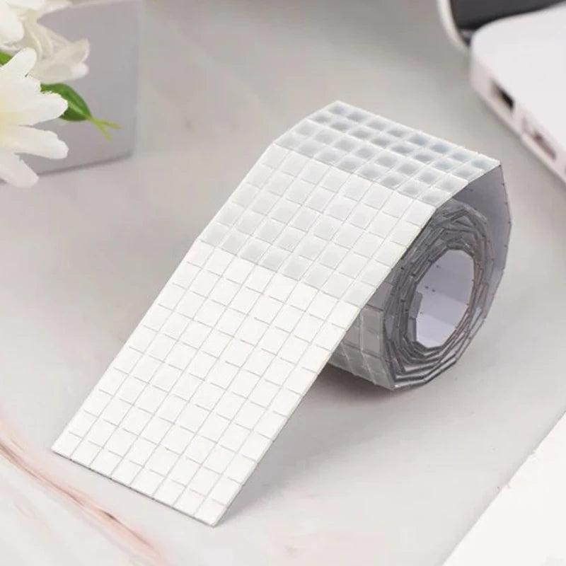 Leeseph Self Adhesive Mosaic Tiles 5x5mm Disco Square Mirror Interior