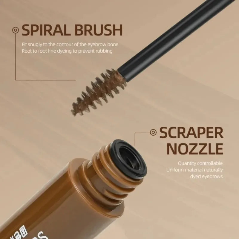 3 Colors Waterproof Long Lasting Eyebrow Mascara Cream Eye Brow