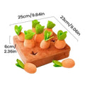 Carrot Snuffle Mat Interactive Plush Puzzle Mental Stimulation Toy