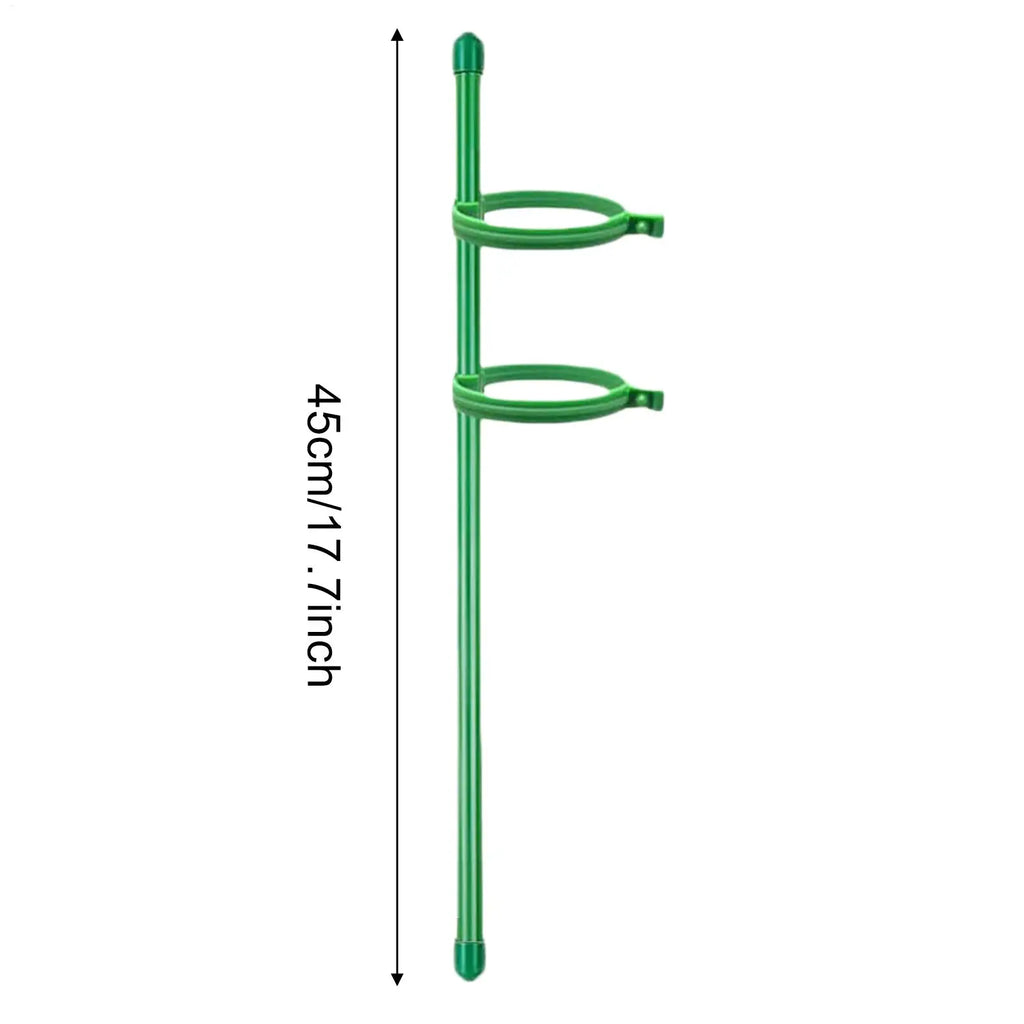 10-Pack Adjustable Plant Support Stakes & Reusable Clips Plant Support Stakes Zpaxo