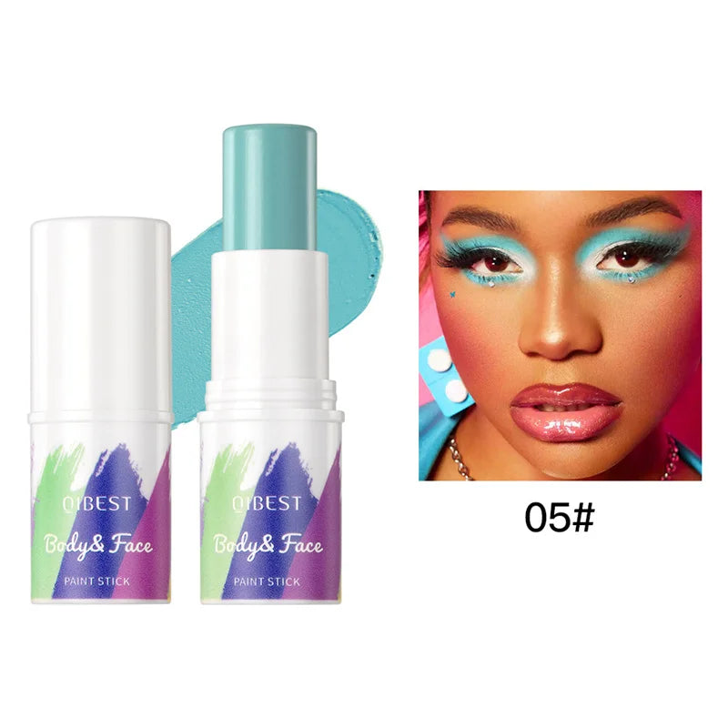 Body Face Paint Stick Natural Three-dimensional Modification Contour Brightening Skin Tone Face Washable Painting Pen Party Art Zpaxo 05