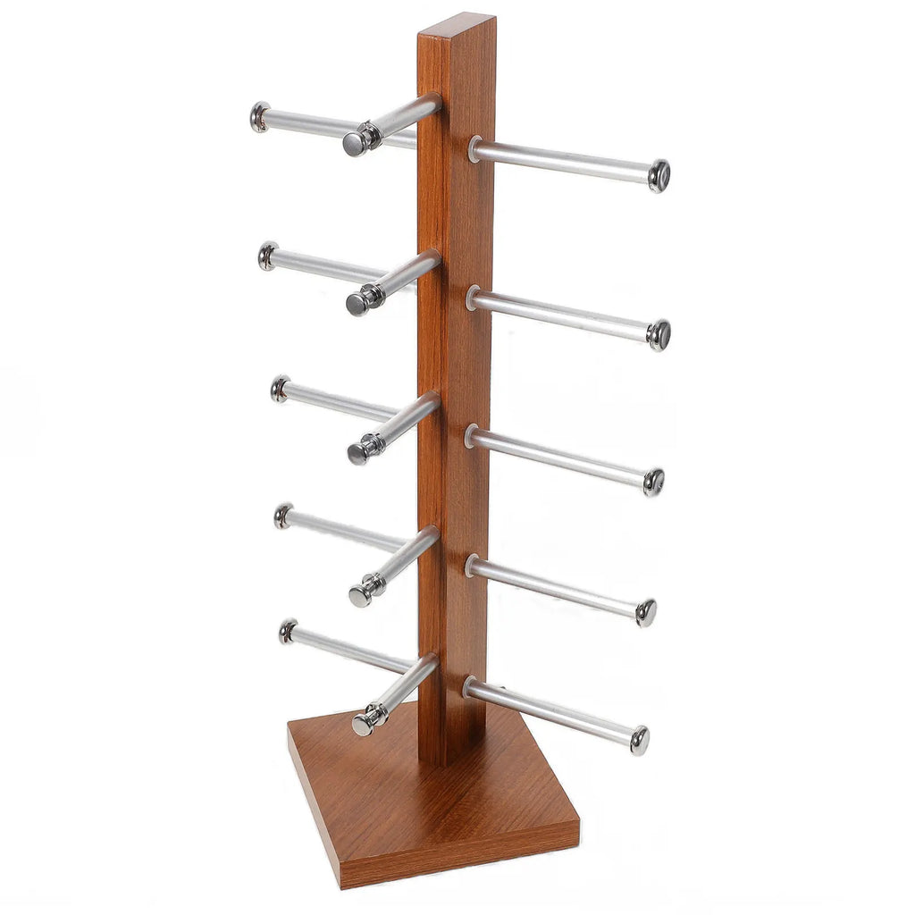 Space-saving Multi-tier Glasses Holder Stand Desktop Display Rack