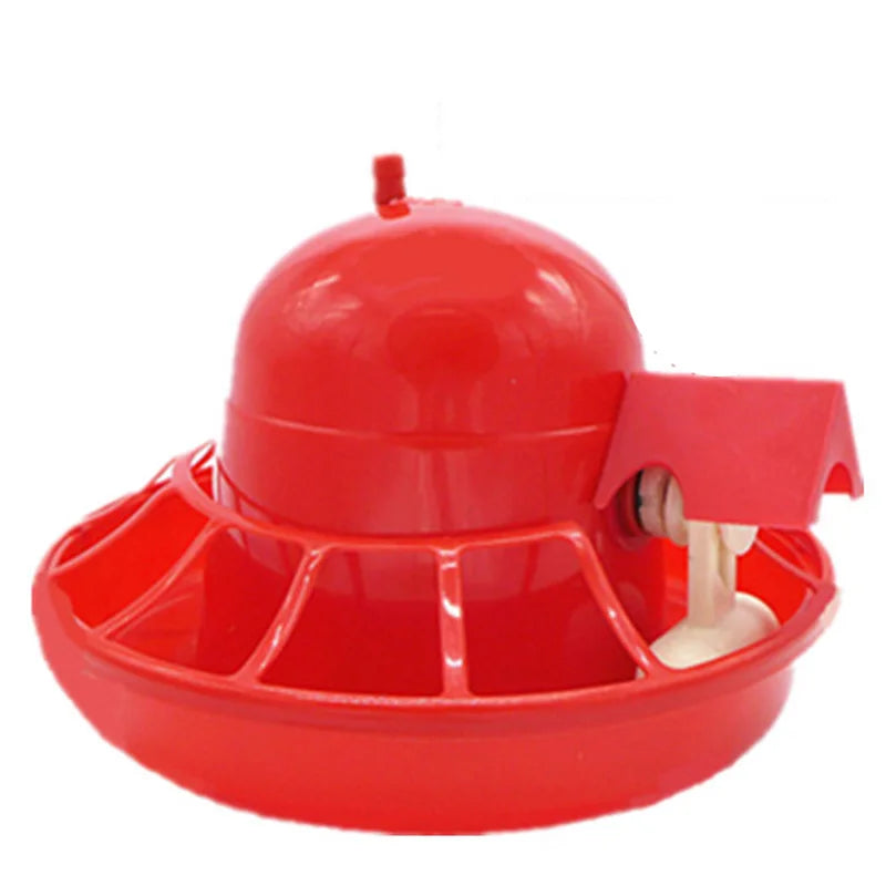 Chicken Drinking Fountains Small Plas Water Tray Farm Animals Feeding