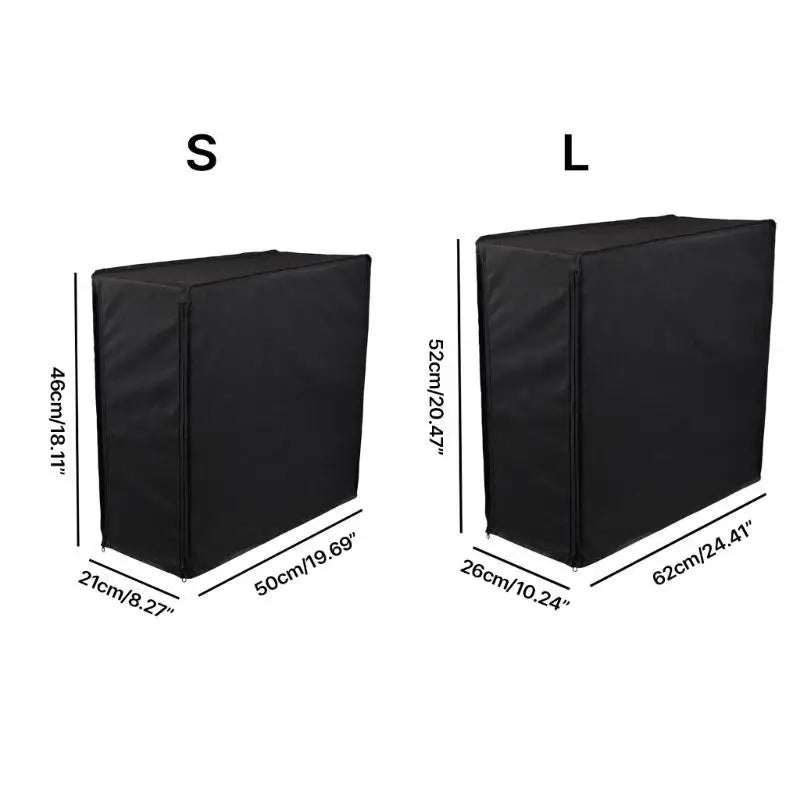 652F Effective Dust Cover for Desktop Computer Case Full Shielding Bag Zipper Covers Enclosure Protect from Dirt and Dust Zpaxo