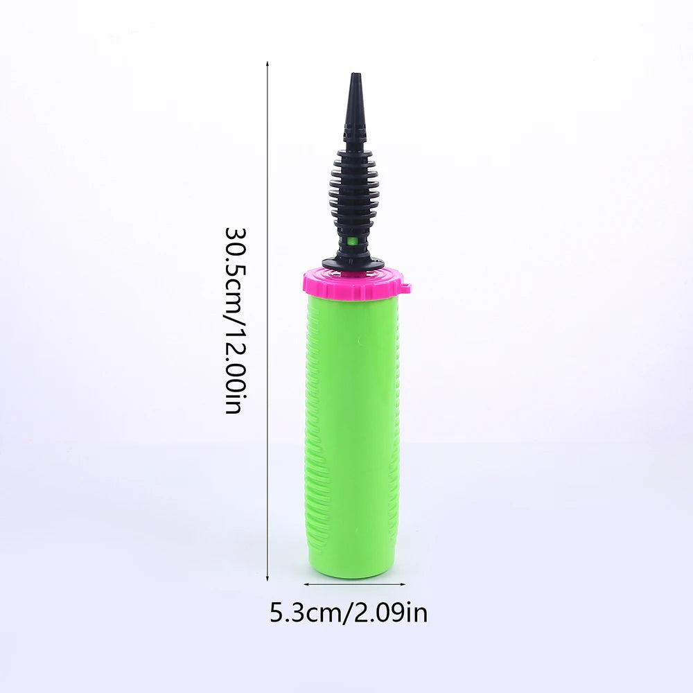Balloon Pump Handheld Two-Way Dual Action - Hand Blower Air Pumper Balloons Ballon Inflator Pumping for Wedding Birthday Party Zpaxo Green none
