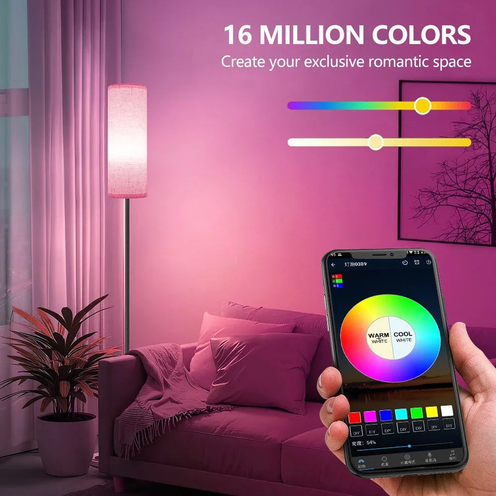 NEWSTYLE RGBW Ambient Floor Lamp Music-synced Rhythmic Lighting Zpaxo