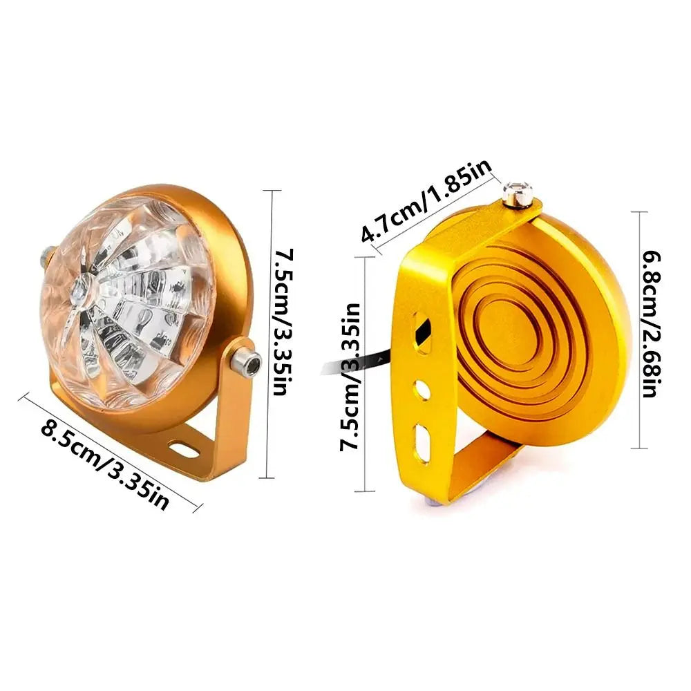 DC 12-24V LED Flashing Chassis Tail Light High-Power Weatherproof Truck Laser Spotlight Enhance Visibility Multi-Color Zpaxo