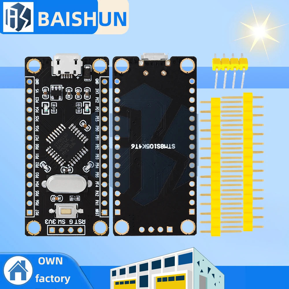 1PCS STM8S STM8S105K4T6 Development Board Module Core board MCU learning board Zpaxo