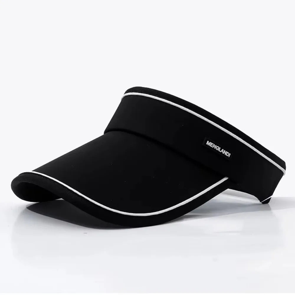 Fashionable UV Protection Women Sun Hat Breathable Elastic Adjustable Sports Visor Wide Brim Beach Hat Summer Outdoor Zpaxo