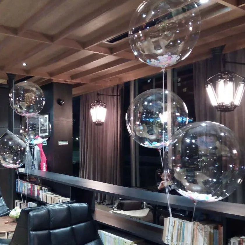 8 10 12 16 18 20 24 Inch Transparent Bobo Balloon Clear Bubble