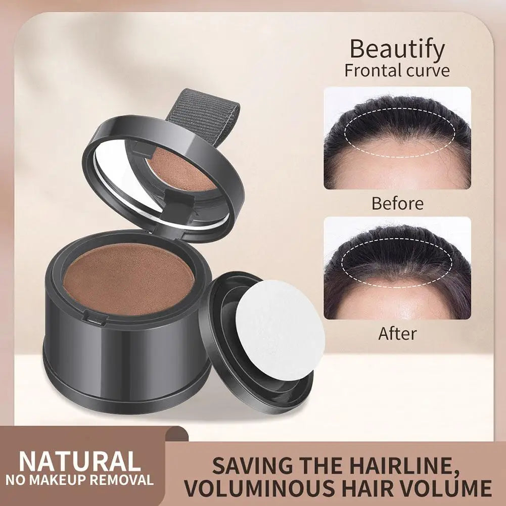1pc Hair Line Powder Black Brown Root Cover Up Natural Instant Waterproof Hairline Shadow Powder Hair Concealer Coverage Powder Zpaxo