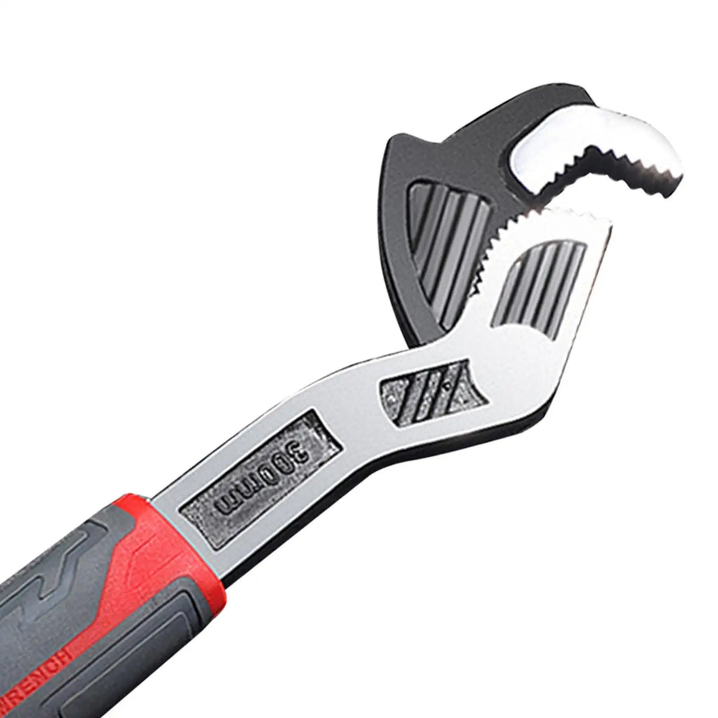 Self Adjustable Pipe Wrench Plumbing Wrench Tool Anti Slip Handle Heavy Duty Universal for Automobiles Tractors Practical Zpaxo
