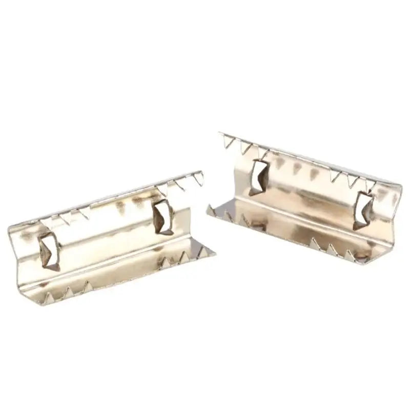 652F 3D Printer Belt Stainless Steel Serrated Clips Open-end Timing Zpaxo