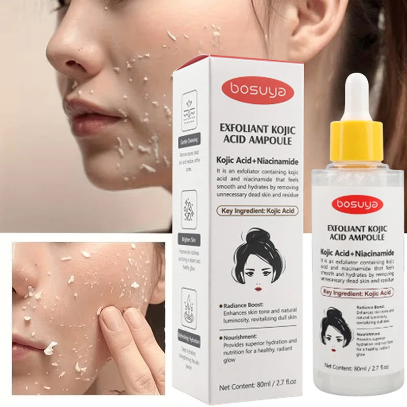 Kojic Acid & Niacinamide Brightening Exfoliating Serum 80ml Brightening Facial Serum Zpaxo