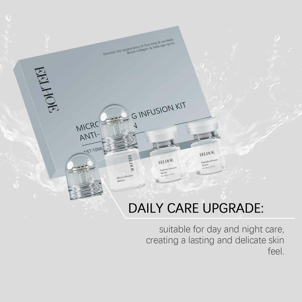 0.25mm Microneedle roller Winter Skincare Set Moisturizing and Repairing Barrier Protection Winter Special Care Facial Serum Zpaxo