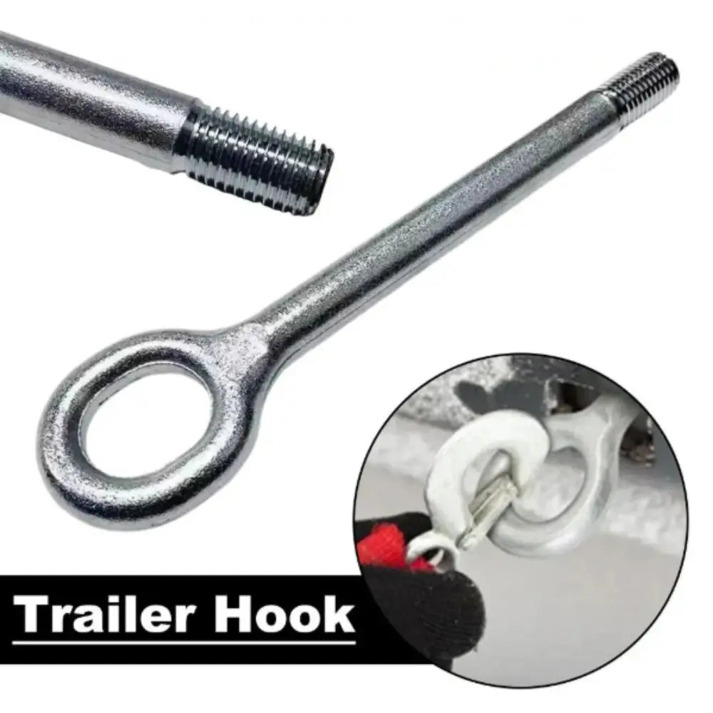 Tow Hook Metal Construction Trailer Heavy Duty Design Towing Eye Bolt Zpaxo
