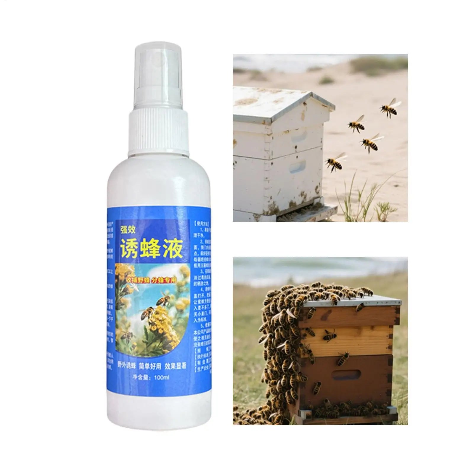 Bee Attractant 100ml Outdoor Beekeeping Bee Attractant Bait Attractant Effective User Bee Lure Bee Bait For Bee Lure Swarms Zpaxo