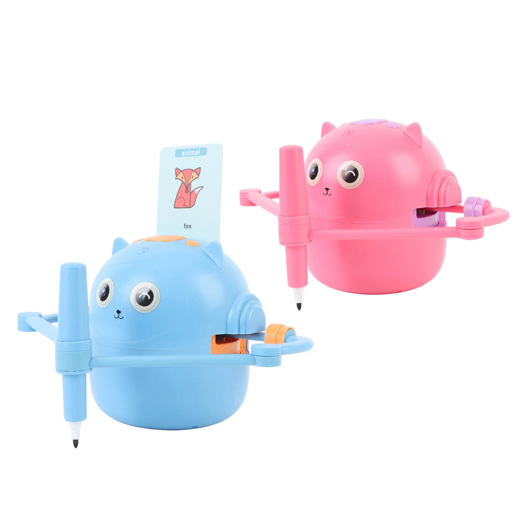 Self Drawing Robot for Kids Interactive Educational Self Drawing Robot Art Artist Painting Learning Toy Zpaxo