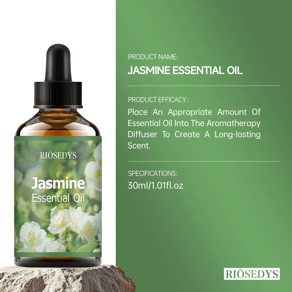 Jasmine Essential Oil Natural Fragrance Suitable Body Massage Zpaxo