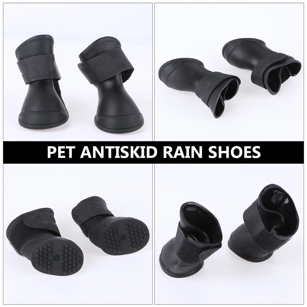 Waterproof Pet Rain Boots Dogs Puppies Candy Flexible Non-toxic PVC