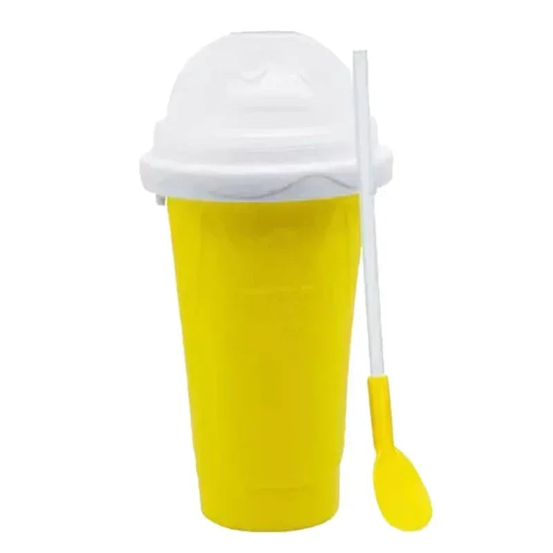 Kitchen Quick-Frozen Slushy Maker Cup Large Capacity Slushy Cup For Homemade Smoothies Juice Ice Cream Summer Squeeze Beker Tool Zpaxo Yellow