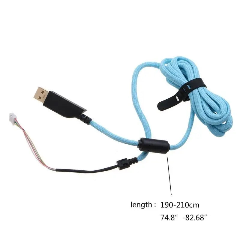 652F Durable Umbrella Rope Mouse Line Replacement for ZOWIE S1 FK-B ZA-B, FK1-B Zpaxo