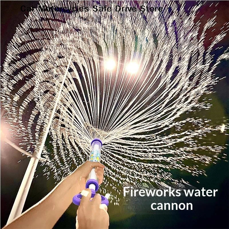 Fireworks Spray Toy Pull-back Water Gun Outdoor Splash Games Party