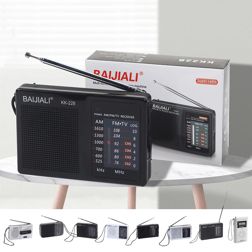 Mini World Receiver Rechargeable Full-wave Band Outdoor Emergency