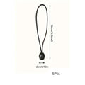 5/10/50/100Pcs Outdoor Elastic Ball Rope Ball Bungee for Camping Tent Cargo Heavy Duty Tarp Zpaxo 5Pcs