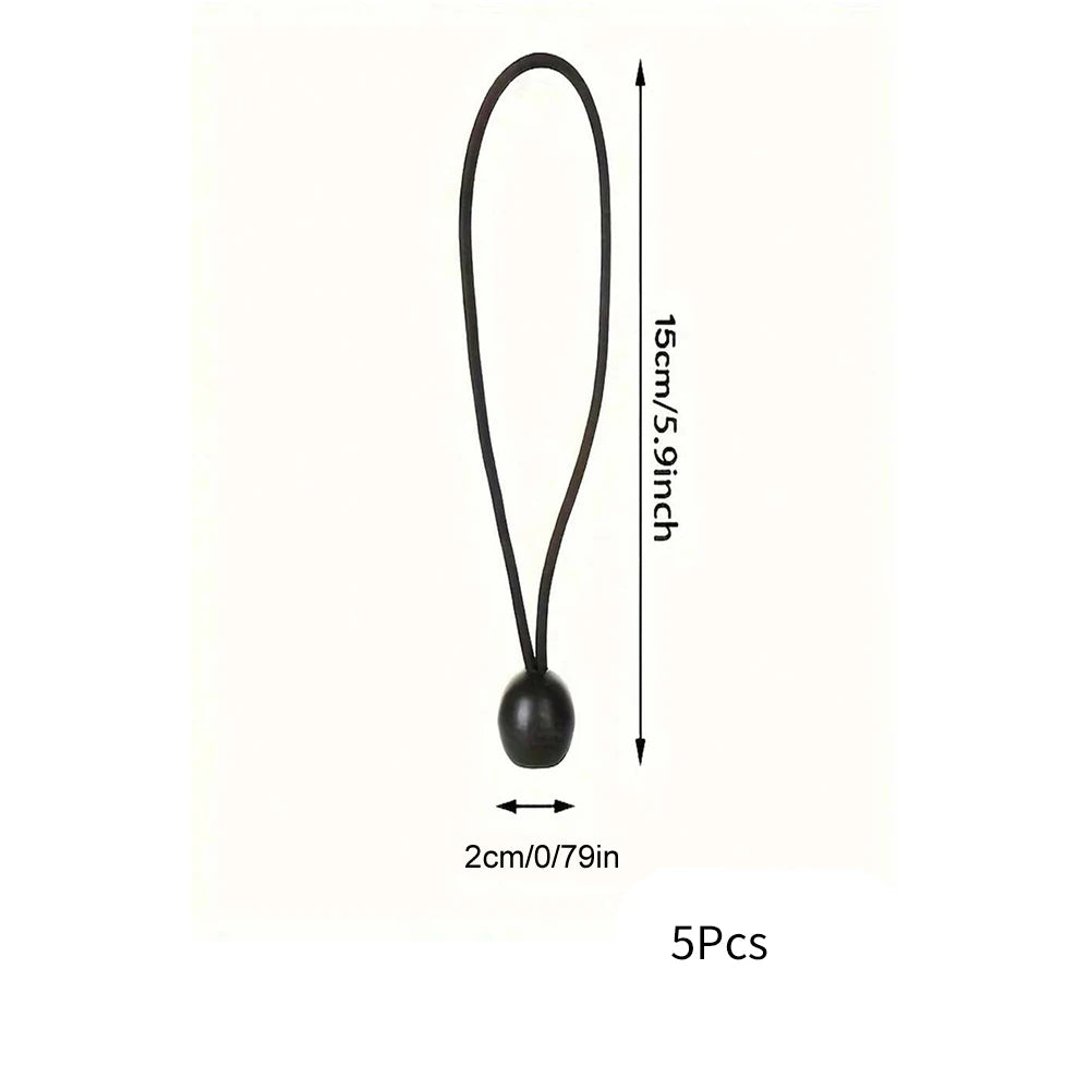 5/10/50/100Pcs Outdoor Elastic Ball Rope Ball Bungee for Camping Tent Cargo Heavy Duty Tarp Zpaxo 5Pcs