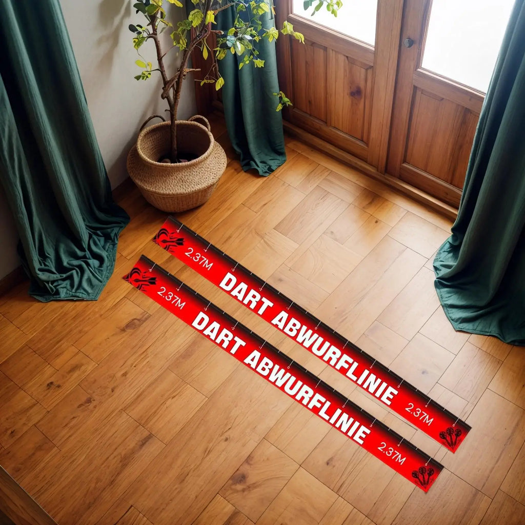 Repositionable Dart Throw Line Floor Sticker Tape Non Slip Oche Game