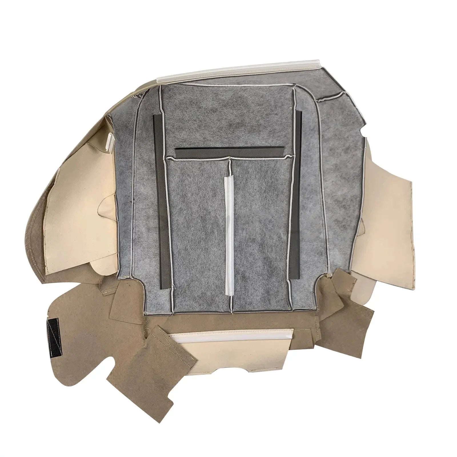 Front Driver Side Microfiber Leather Bottom Seat Cover Replacement
