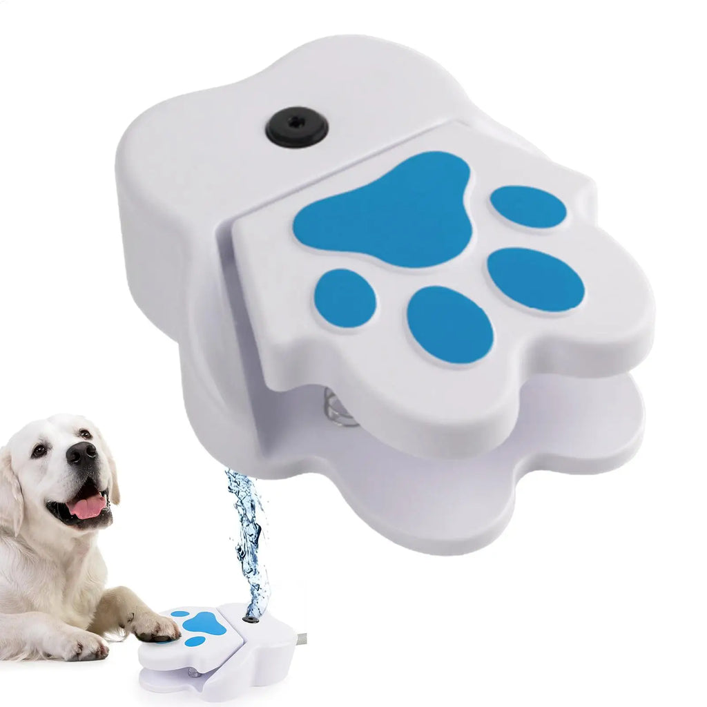 Paw Activated Dog Water Fountain Step Outdoor Pet Drinking Dispenser
