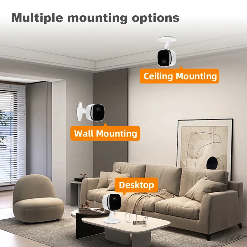 4K Security Camera Wireless Full Night Vision Wifi Monitor Waterproof