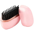Mini Straightener Portable Hair Straightener Brush Rechargeable Fast Heating Hot Comb Hair Straightening Comb for Travel & Home Zpaxo Pink