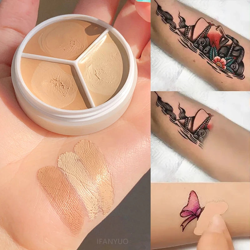 Professionally Concealer Palette Covers Dark Circles Oil Control Moisturizing Waterproof Concealer Foundation Cream Face Makeup Zpaxo