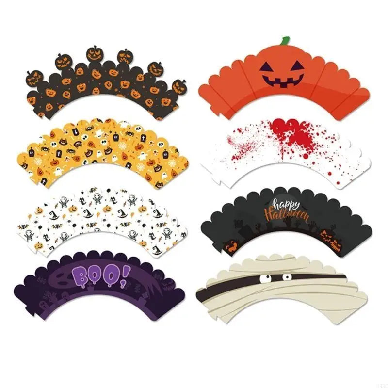 Autumn Harvest Cupcake Inserts Turkey Cake Decorations Thanksgiving Party DIY Crafts Zpaxo