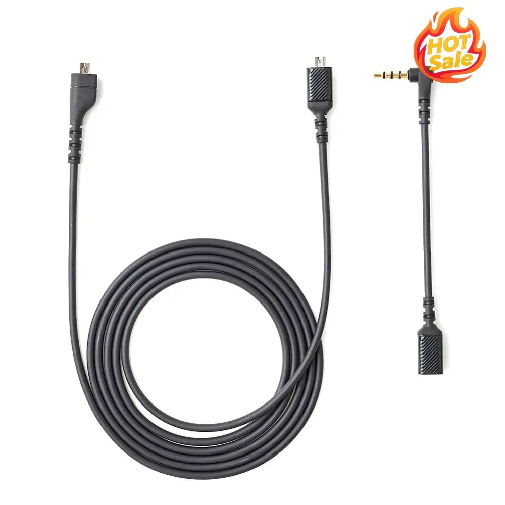 Replacement Sound Card Audio Cable Black Male to Female Cable Adapter for SteelSeries Arctis 7 5 3 Gaming Headset Zpaxo