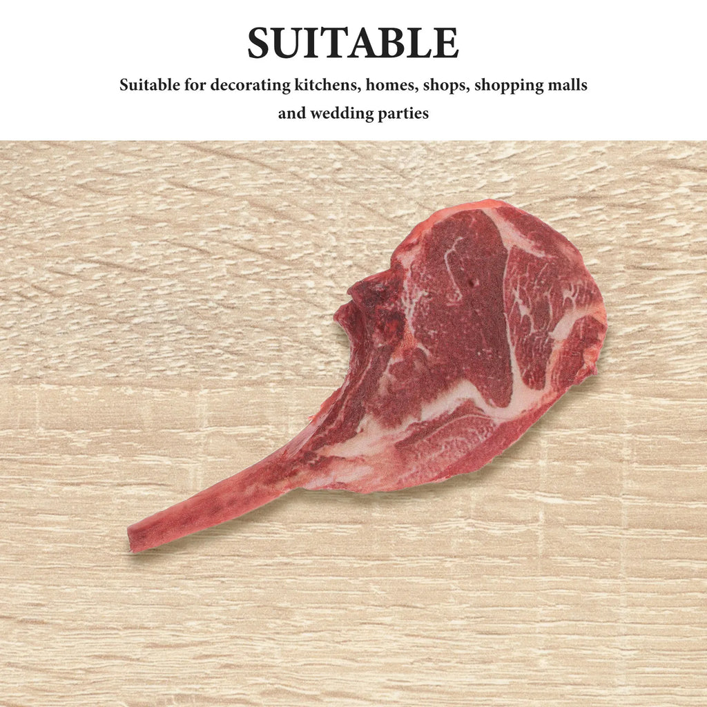 Artificial Steak Fake Fresh Meat Plastic Realistic Food Prop 6 29x2