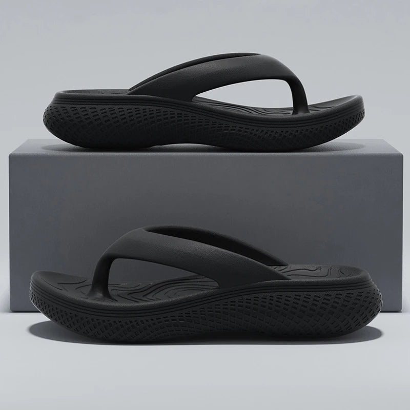 Big Men's Flip Flops Summer Sports Outdoor Flat Slides Casual Beach