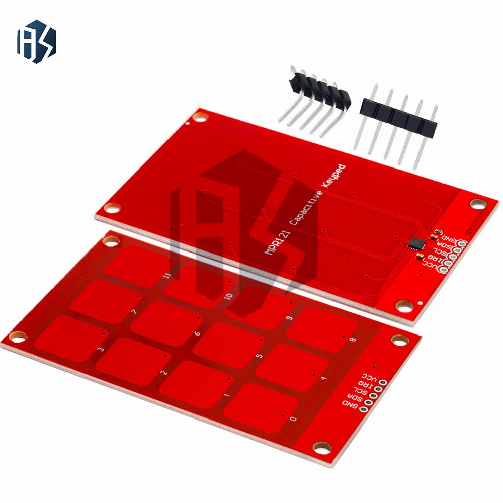 12-Button Capacitive Touch Keypad MPR121 I2C Interface Sensor Module Zpaxo