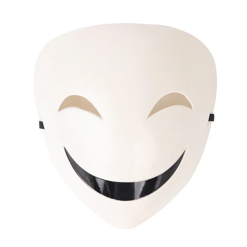 1Pcs Cosplay Mask Adults Japanese Anime Black White Visible Adjustable Mask Helmet Cosplay 21.5cm*17cm*6cm Zpaxo