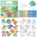 Cute Stickers For Kids 2-in-1 Funny DIY Mosaic Learning Craft Kits Cute Animal Stickers Coloring Set For Boys Girls Home Bedroom Zpaxo China Mainland B