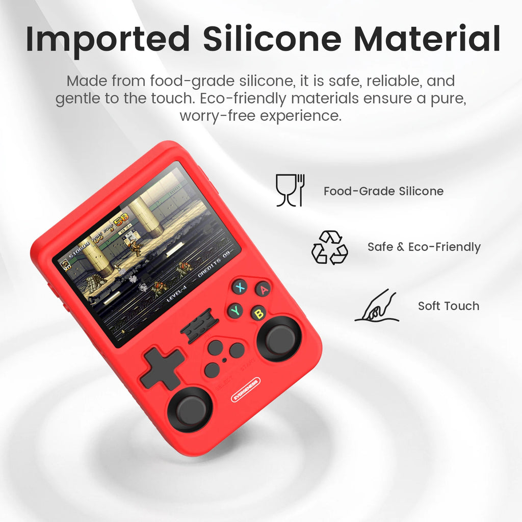 Full Protection Silicone Case for R36S - 360° Shockproof Cover Anti-Scratch Anti-Slip Soft Shell with Raised Bezel & Storage Box Zpaxo