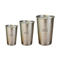 304 Stainless Steel Outdoor Camping Cups Large Capacity Portable Water Coffee Beer Cup Set For Hiking Picnic Barbecue Milk Tea Zpaxo Silvery3Pcs