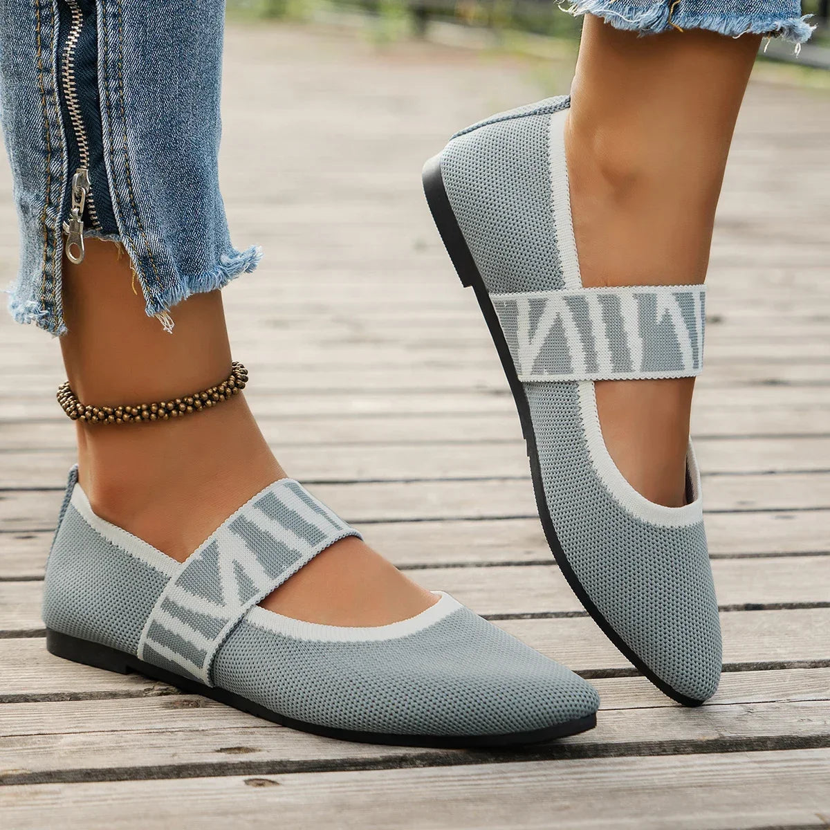 Women Flat Shoes Summer Fashion Designer Loafers Comfortable Non-slip