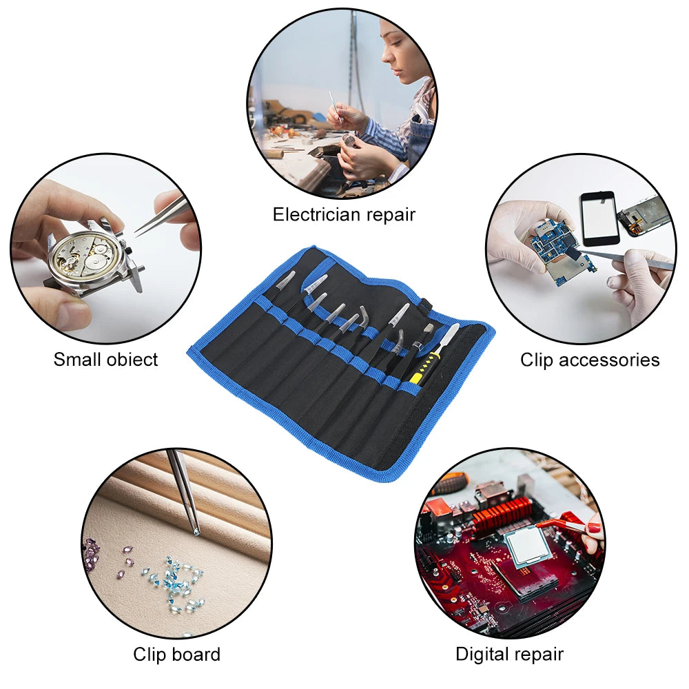 Precision Anti-static Stainless Steel Industrial Repair Tools ESD