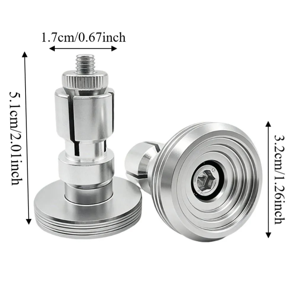 CNC Aluminum Alloy Motorcycle Handlebar End Plugs Shock-absorbing Zpaxo
